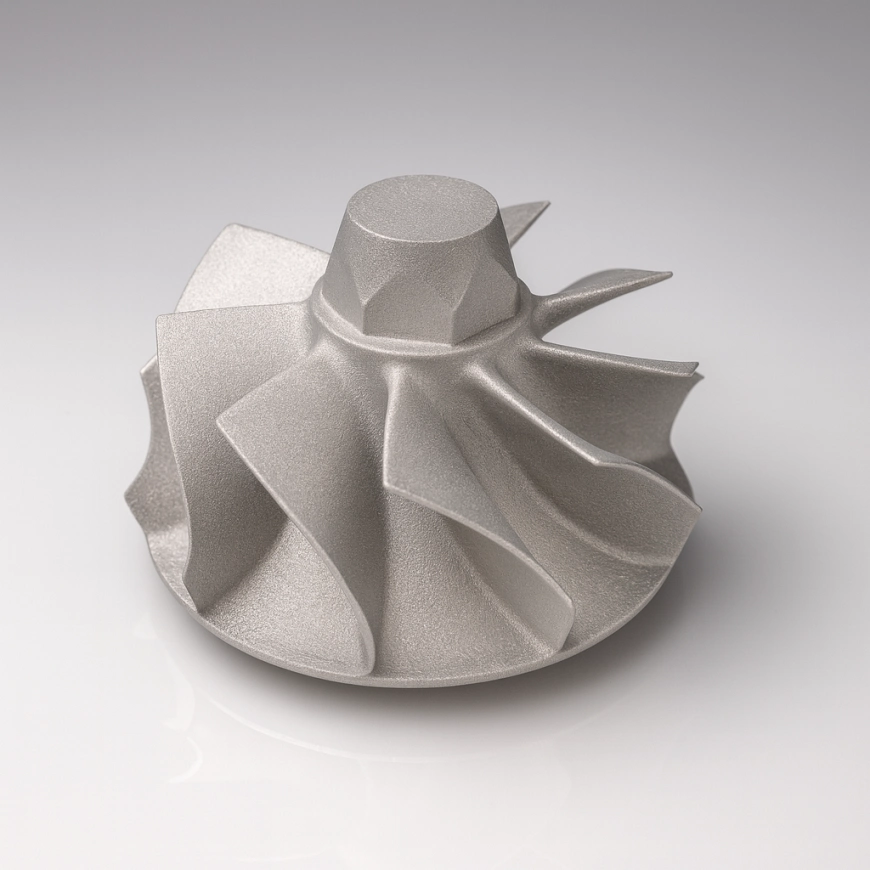 DMLS 3D-utskrivet turbinhjul